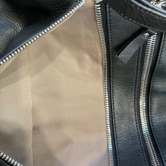 Margot Black Leather crossbody purse - Picture 6 of 14